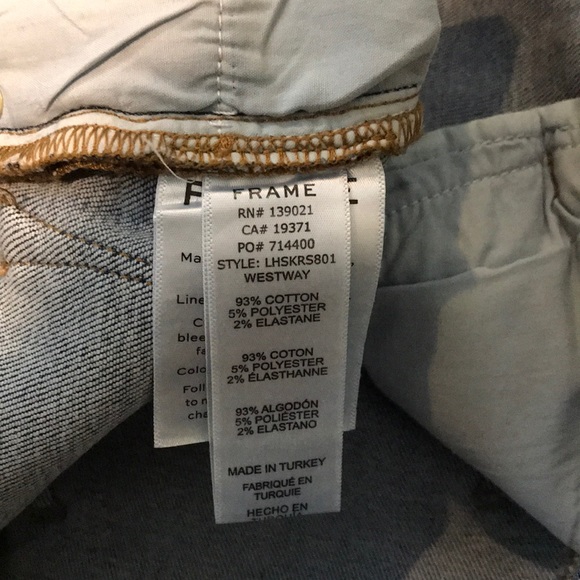 FRAME Le High Skinny Raw-Edge Stagger In Westways - Picture 8 of 8